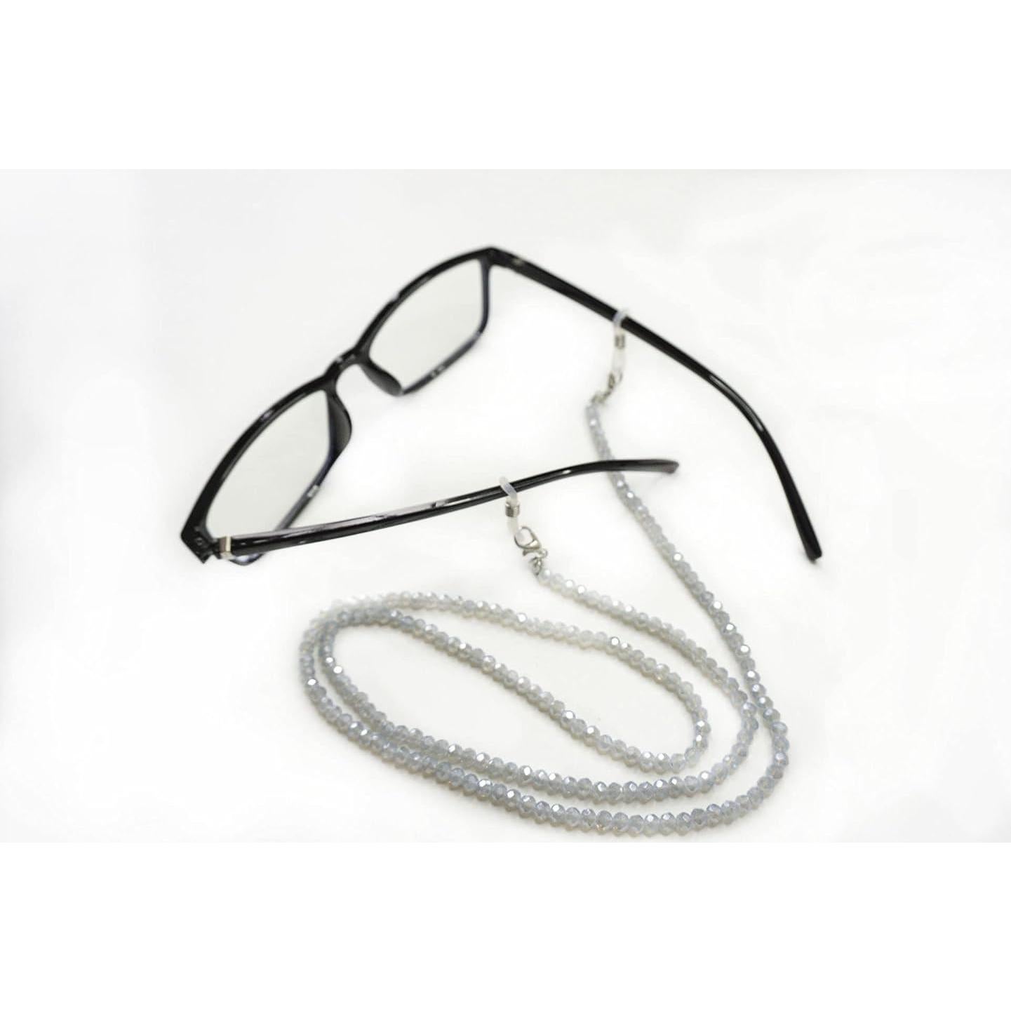 Cadena de Gafas de Cristal Lapis para Mujeres 76 cm