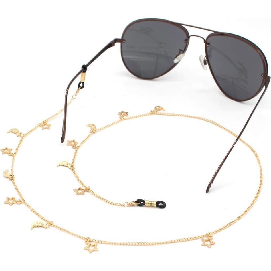 Soporte de Cadena de Gafas Metal Outman 69cm Diseño Retro