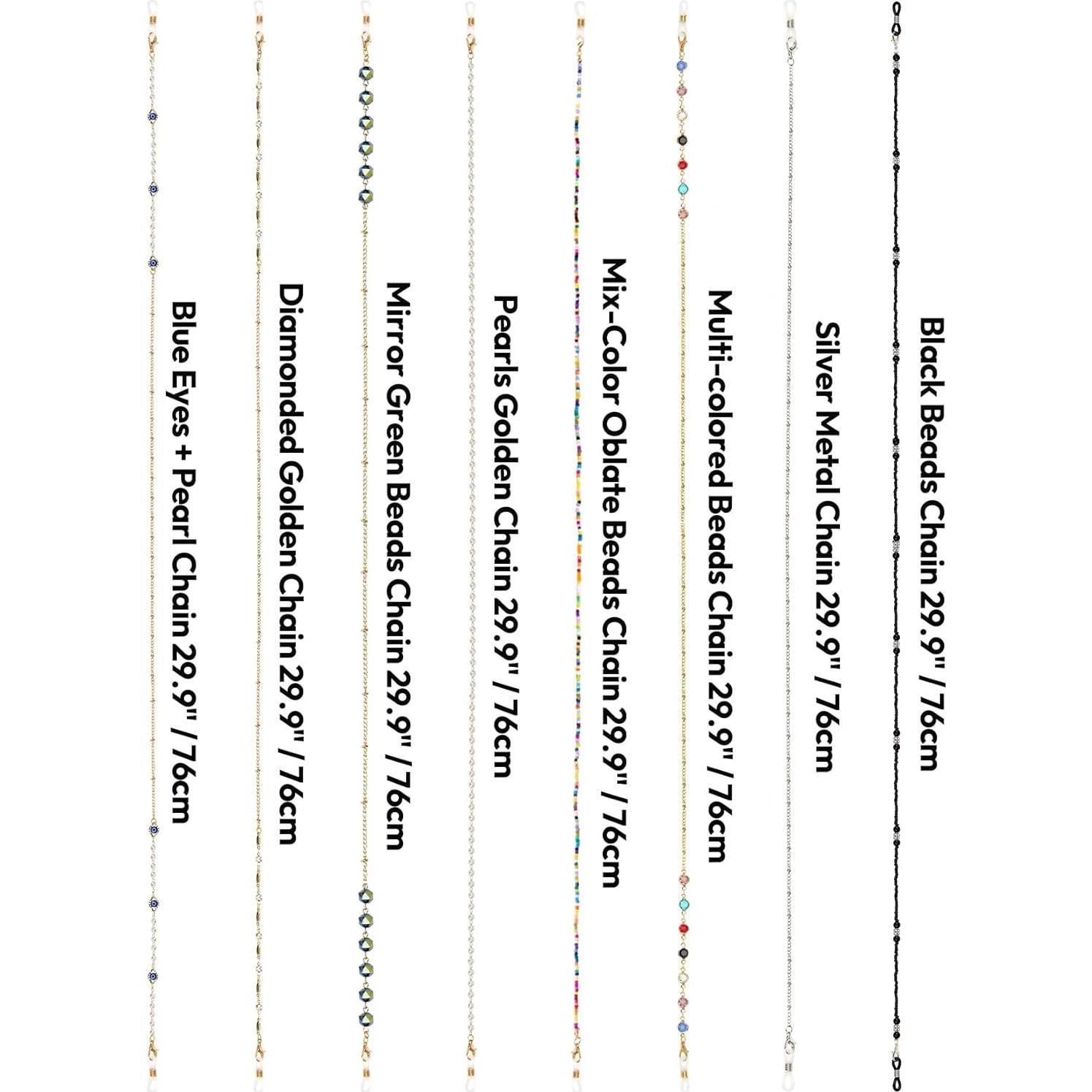 Cadena de Gafas EAONE 8 Estilos Correa Ajustable 73.66 cm
