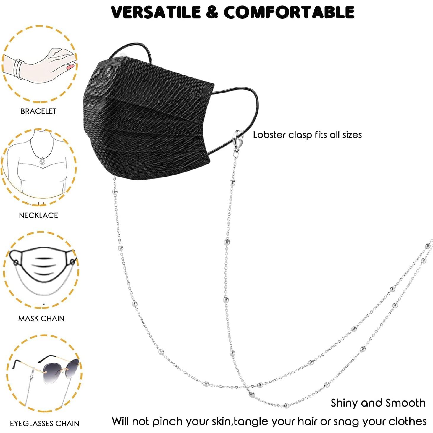 Cadena de Gafas TONY & SANDY para Mujeres, 73.66 cm, Perlas