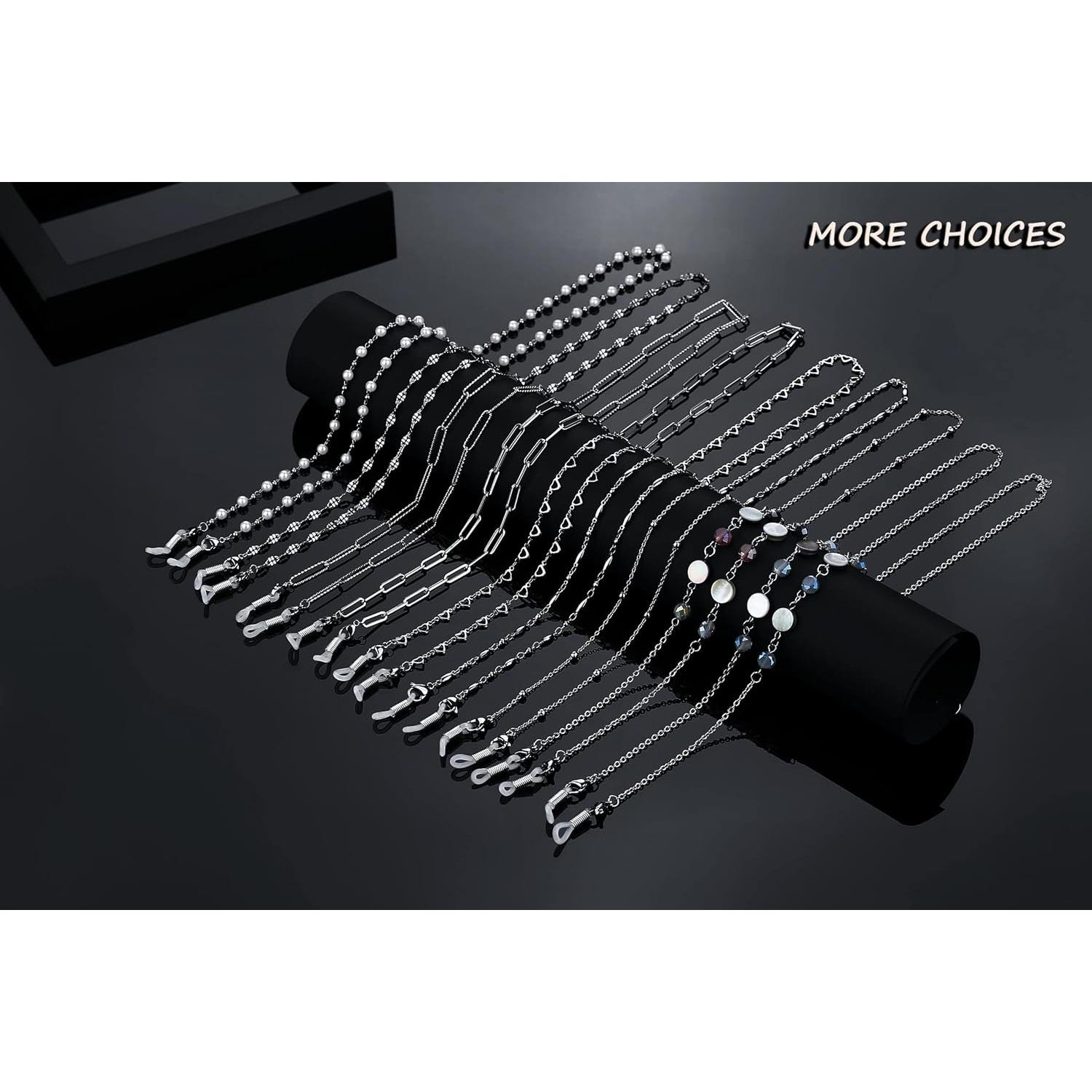 Cadena de Gafas TONY & SANDY para Mujeres, 73.66 cm, Perlas