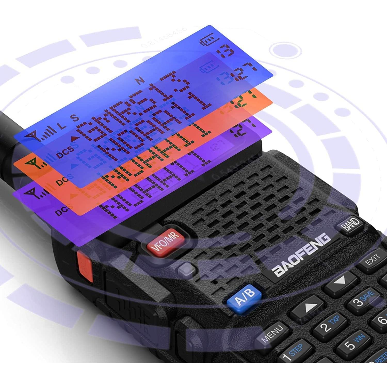 Radio de Dos Vías BAOFENG UV-5G GMRS Paquete de 2
