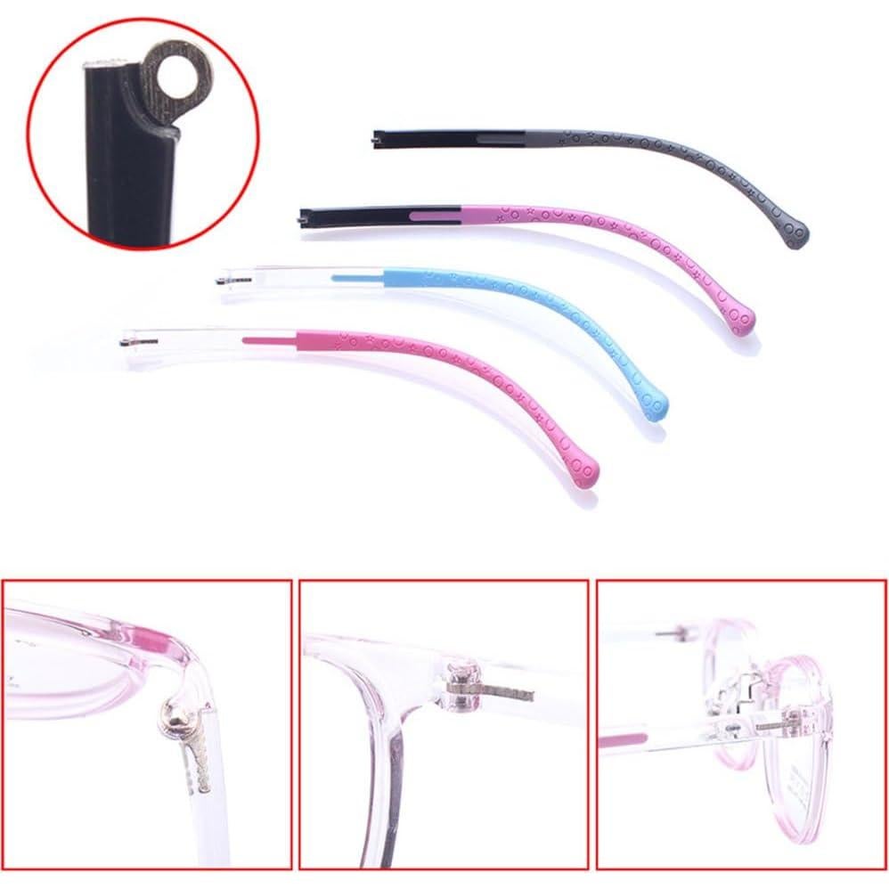 Kit de reparación de gafas JANKY para niños con patas azules