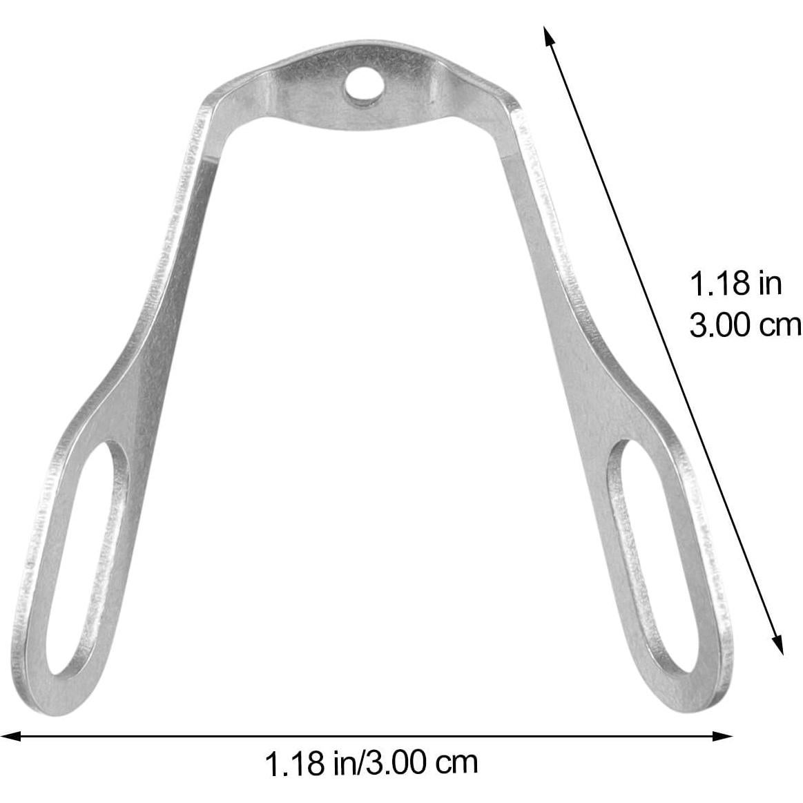 2 Almohadillas para Nariz de Gafas Lurrose Acero Inoxidable