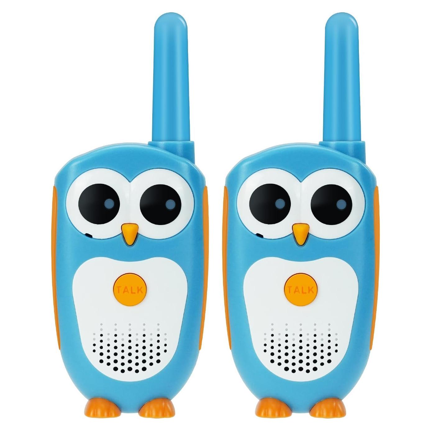 Walkie Talkies Retevis RT30 para Niños, Diseño de Búho
