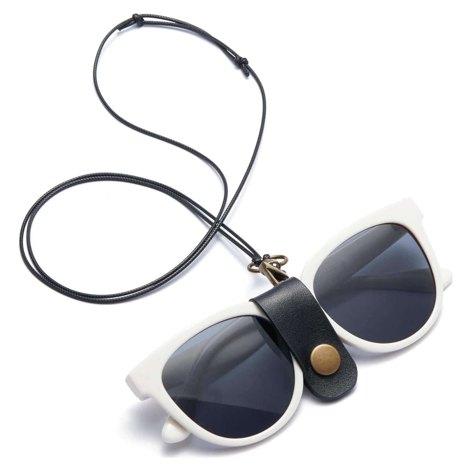 Soporte de Gafas de Cuero de Vaca Boelley - Ajustable