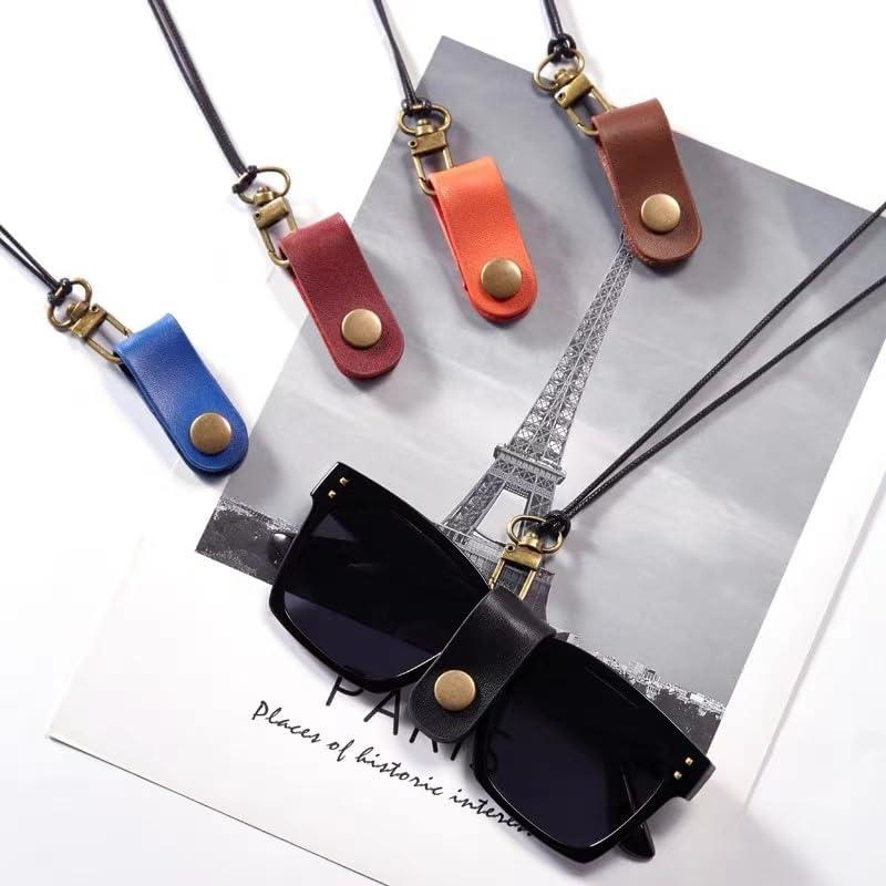 Soporte de Gafas de Cuero de Vaca Boelley - Ajustable