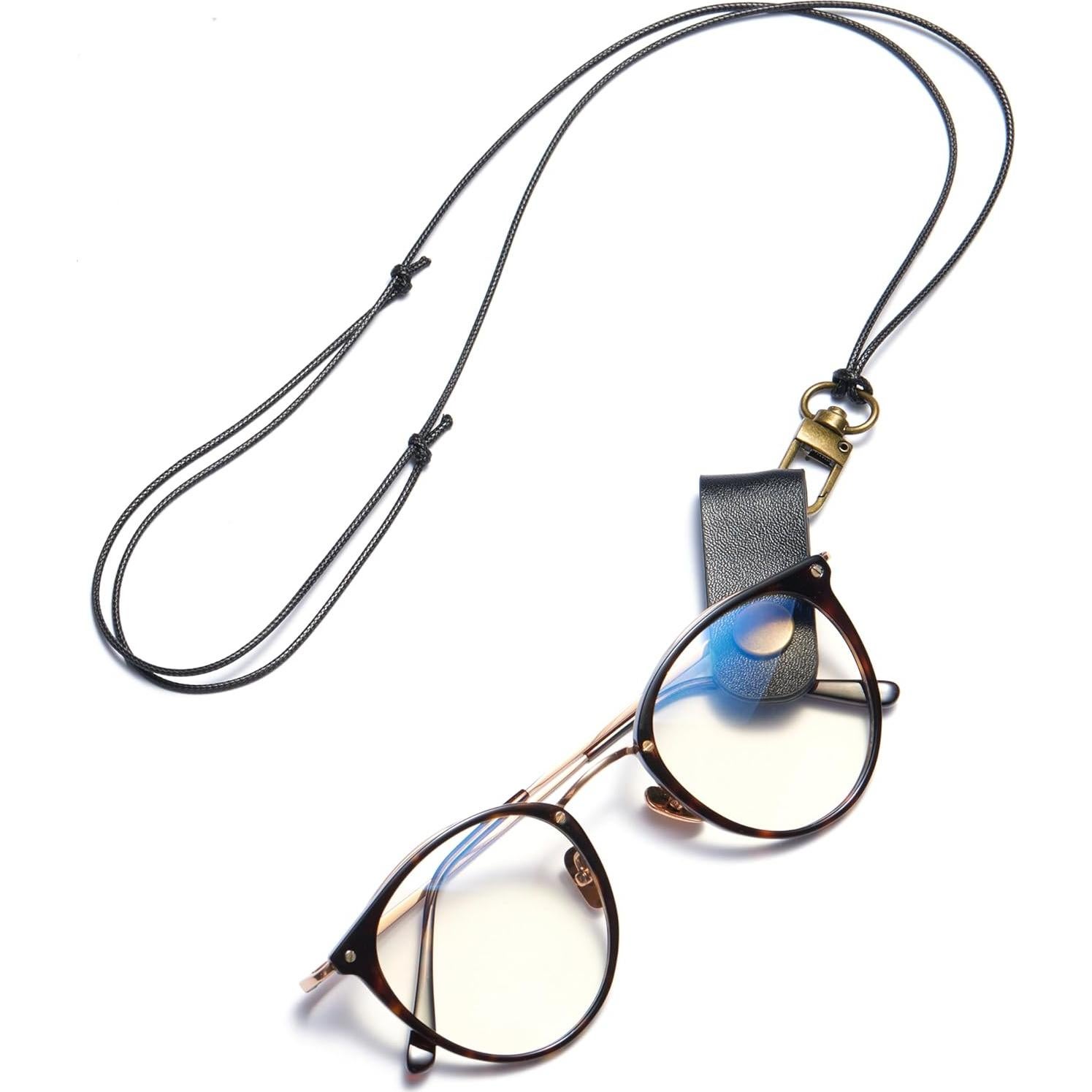 Soporte de Gafas de Cuero de Vaca Boelley - Ajustable