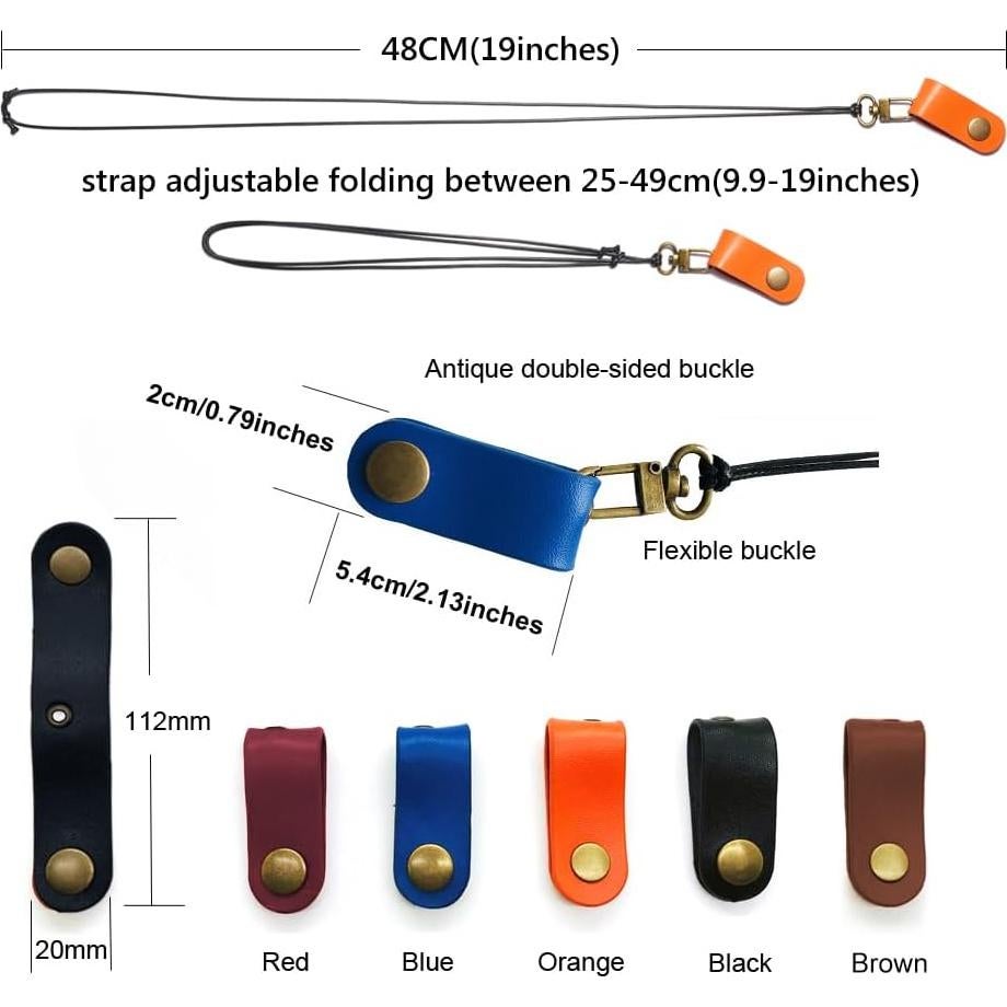 Soporte de Gafas de Cuero de Vaca Boelley - Ajustable