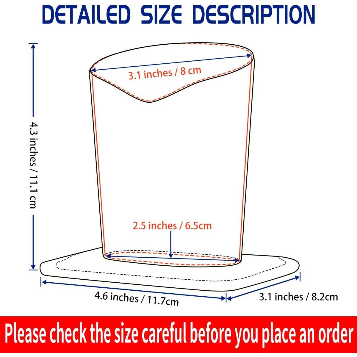 Estuche Protector para Gafas PG6 2 Pcs Forrado de Felpa