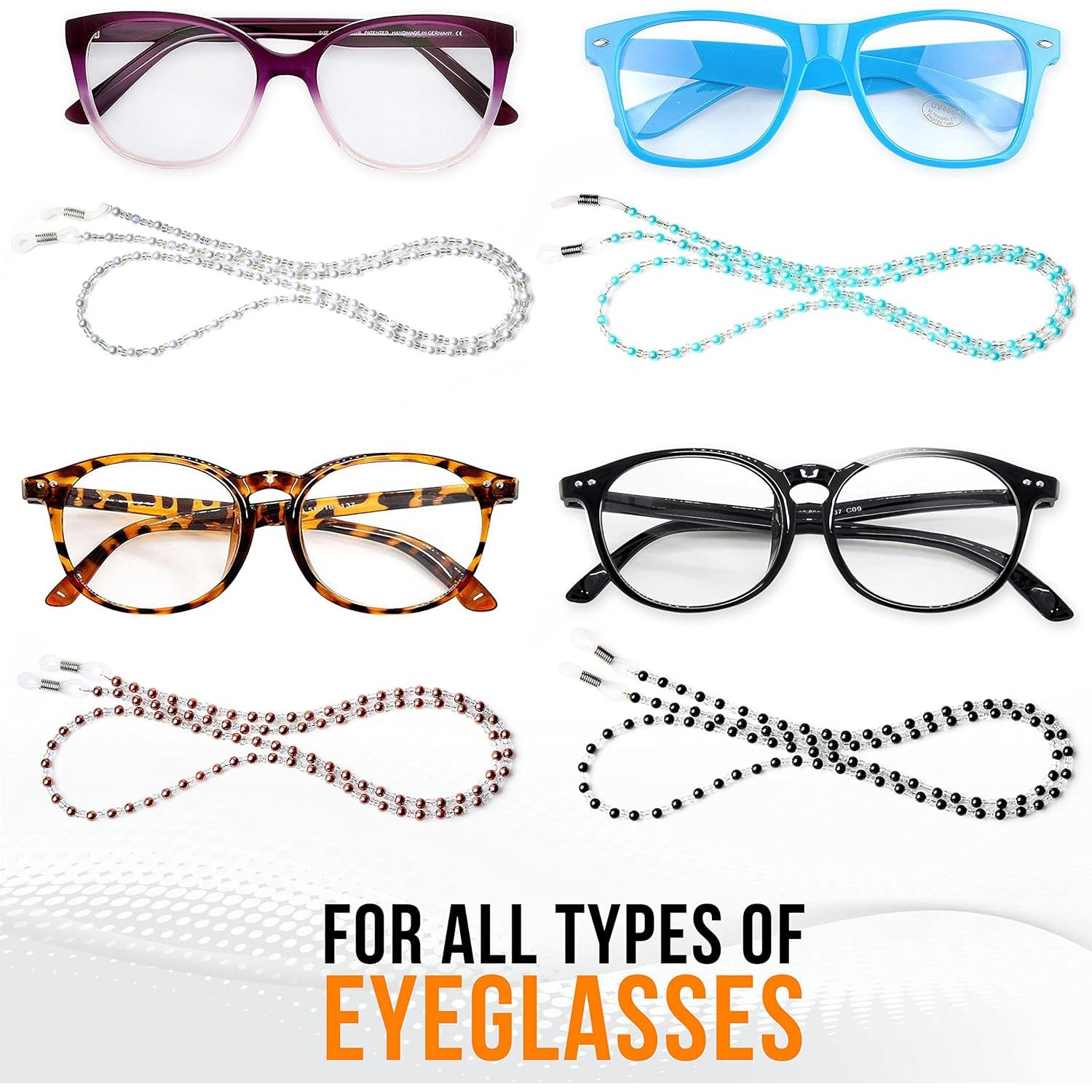 Soporte de Gafas SeGuny - Cadena de Perlas para Mujeres