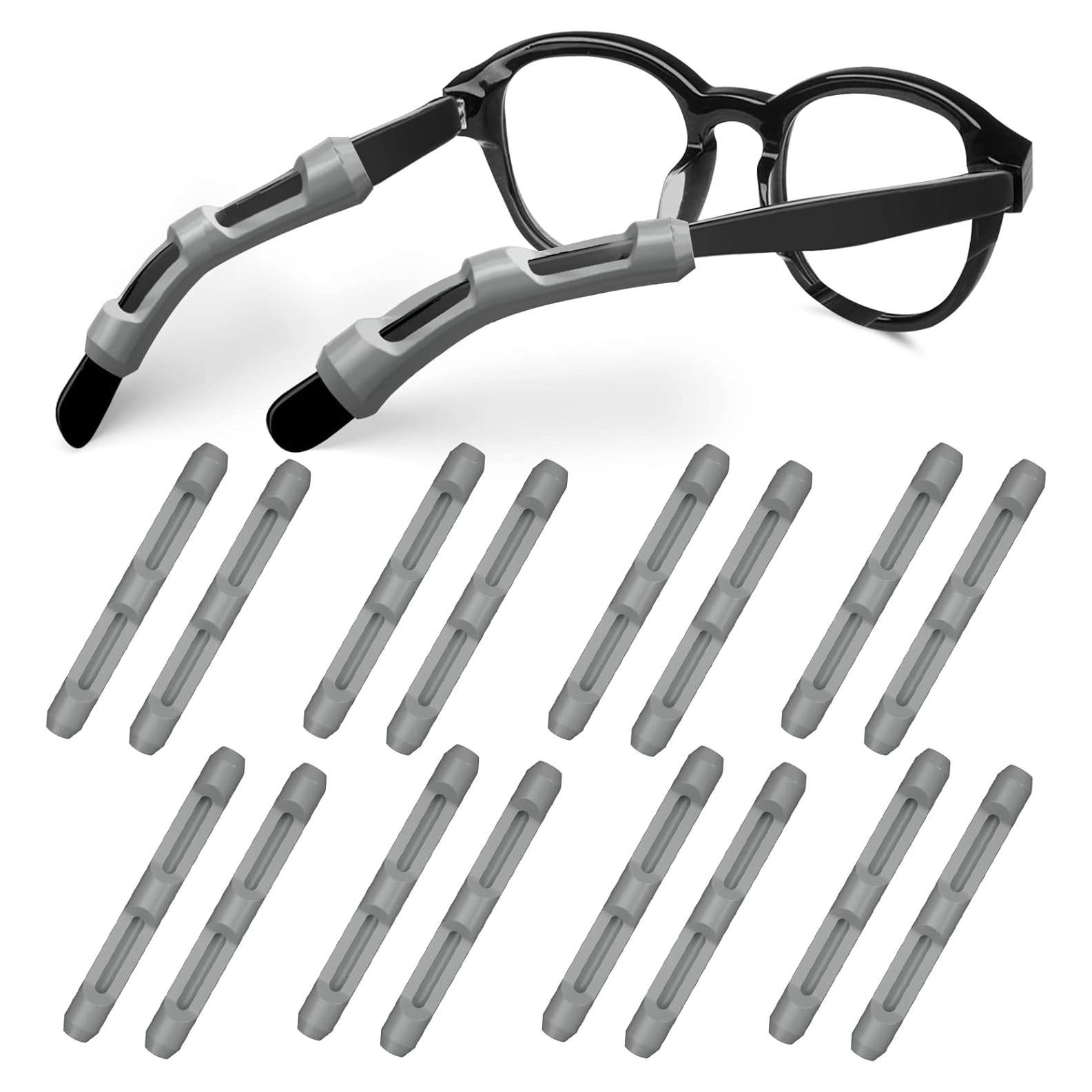 Mangas de agarre para gafas 8 pares Silicona Antideslizante