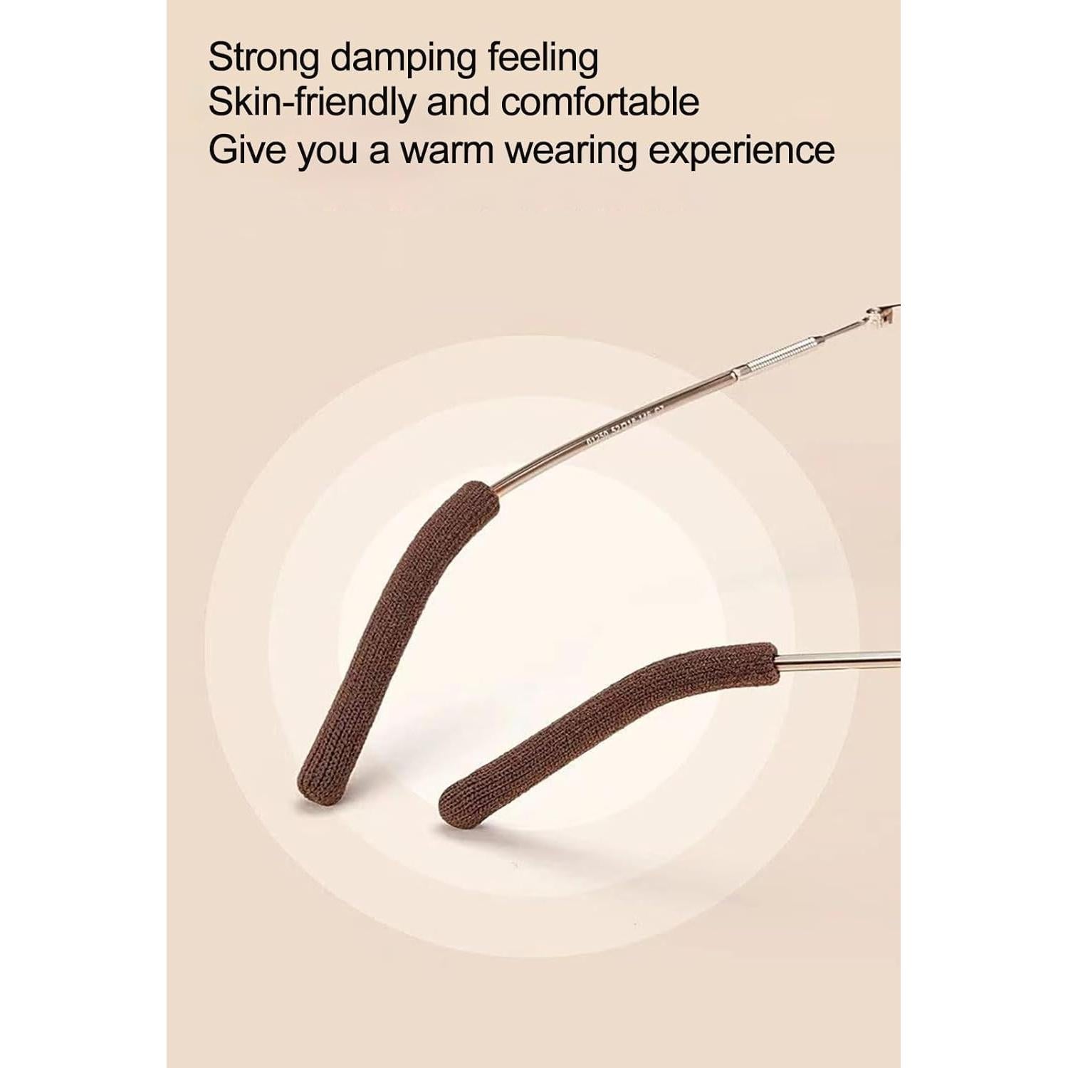 Cojín para orejas de gafas Fusanwin 3 pares antideslizantes