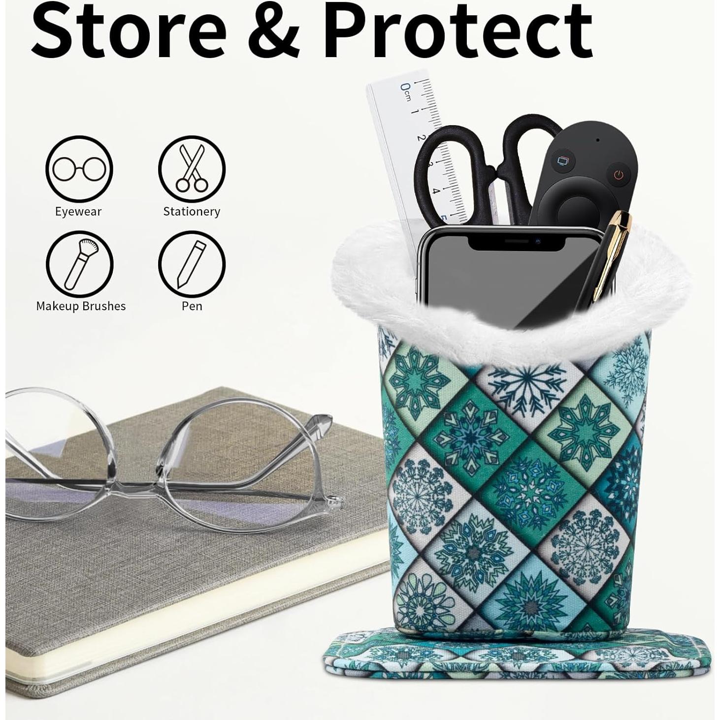 Soporte para Gafas Face Shadow Verde a Cuadros Magnético