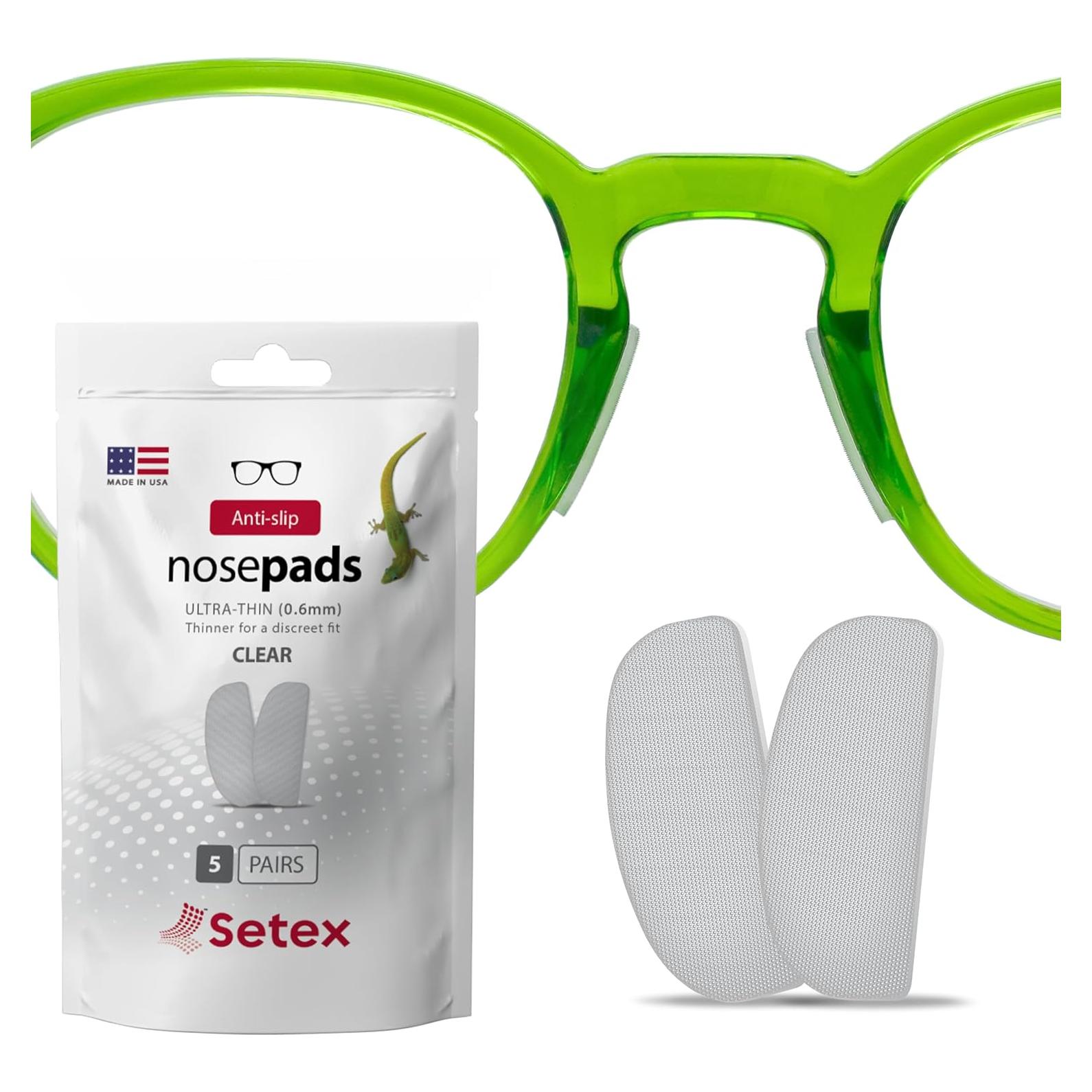 Setex Almohadillas Antideslizantes para Gafas 5 Pares 0.6mm