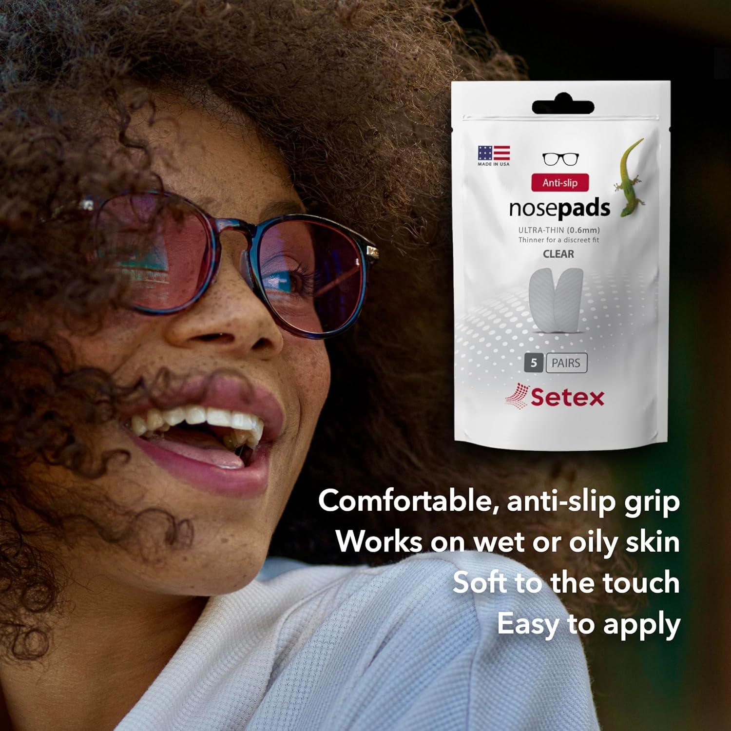 Setex Almohadillas Antideslizantes para Gafas 5 Pares 0.6mm