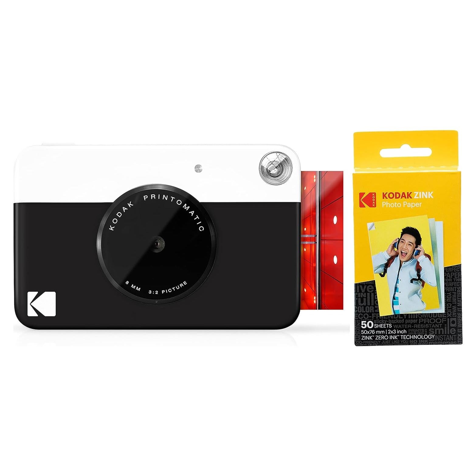 Cámara Digital Instantánea Kodak PRINTOMATIC 10MP + 50 Hojas