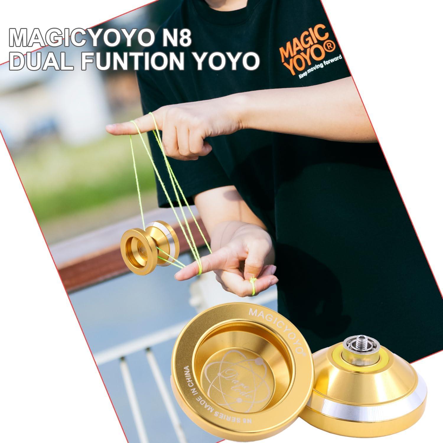 Yoyo Pro MAGICYOYO N8 Dorado para Todos los Niveles