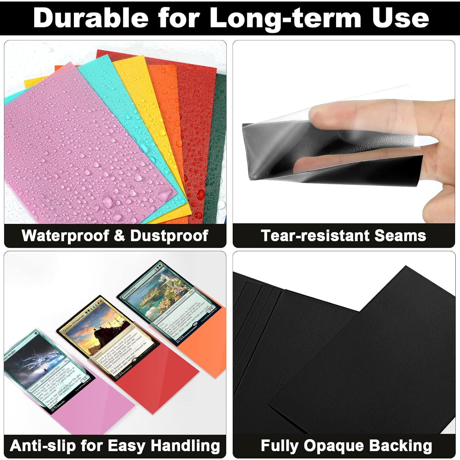 Mangas de cartas Fabmaker 1000 protectores 66x91mm mate