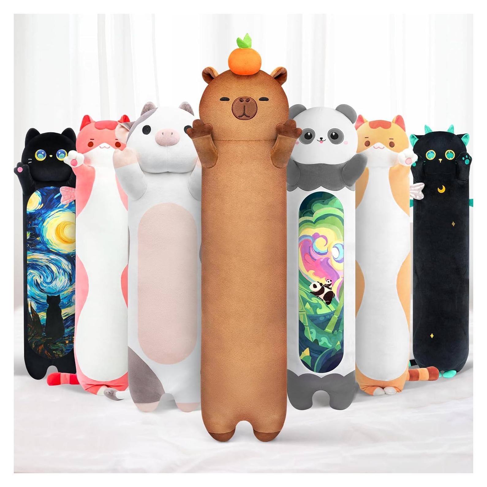 Peluche Capibara Mewaii 50cm Suave Almohada Corporal