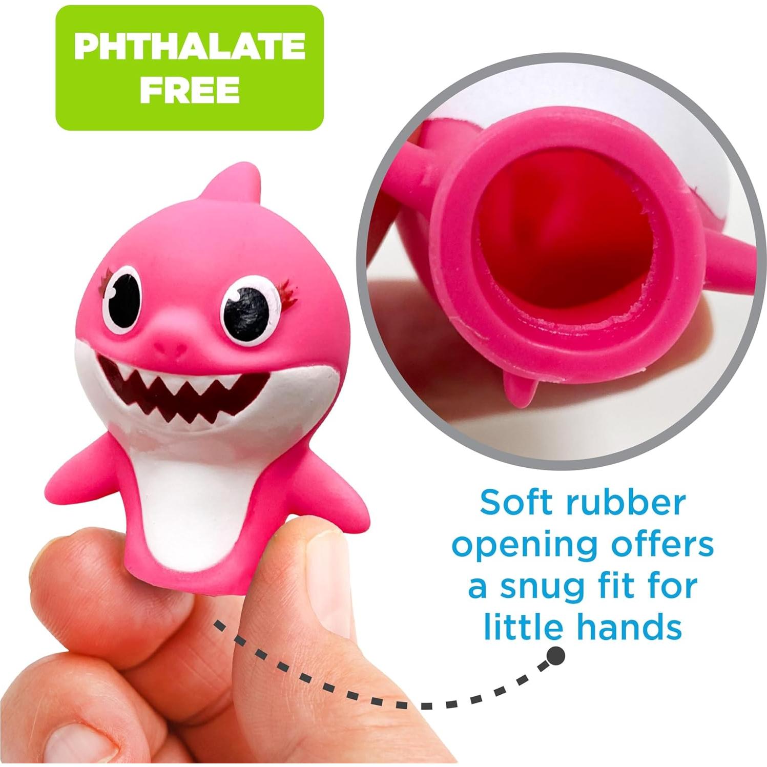 Marionetas de Dedo Baby Shark 10 Piezas para Baño y Juegos