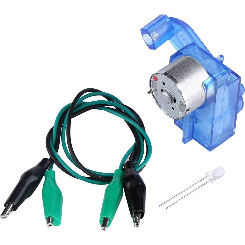 Generador de Manivela Walfront 3V-6V Kit Educativo