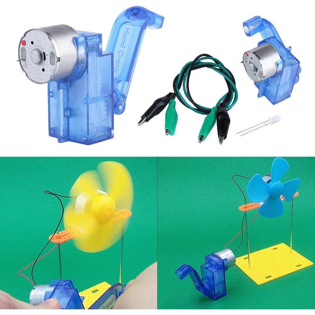 Generador de Manivela Walfront 3V-6V Kit Educativo