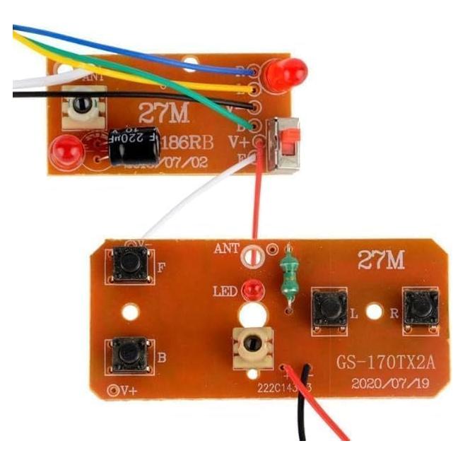 Kit de Control Remoto Bidireccional Jowxsx 2 Piezas 27MHz