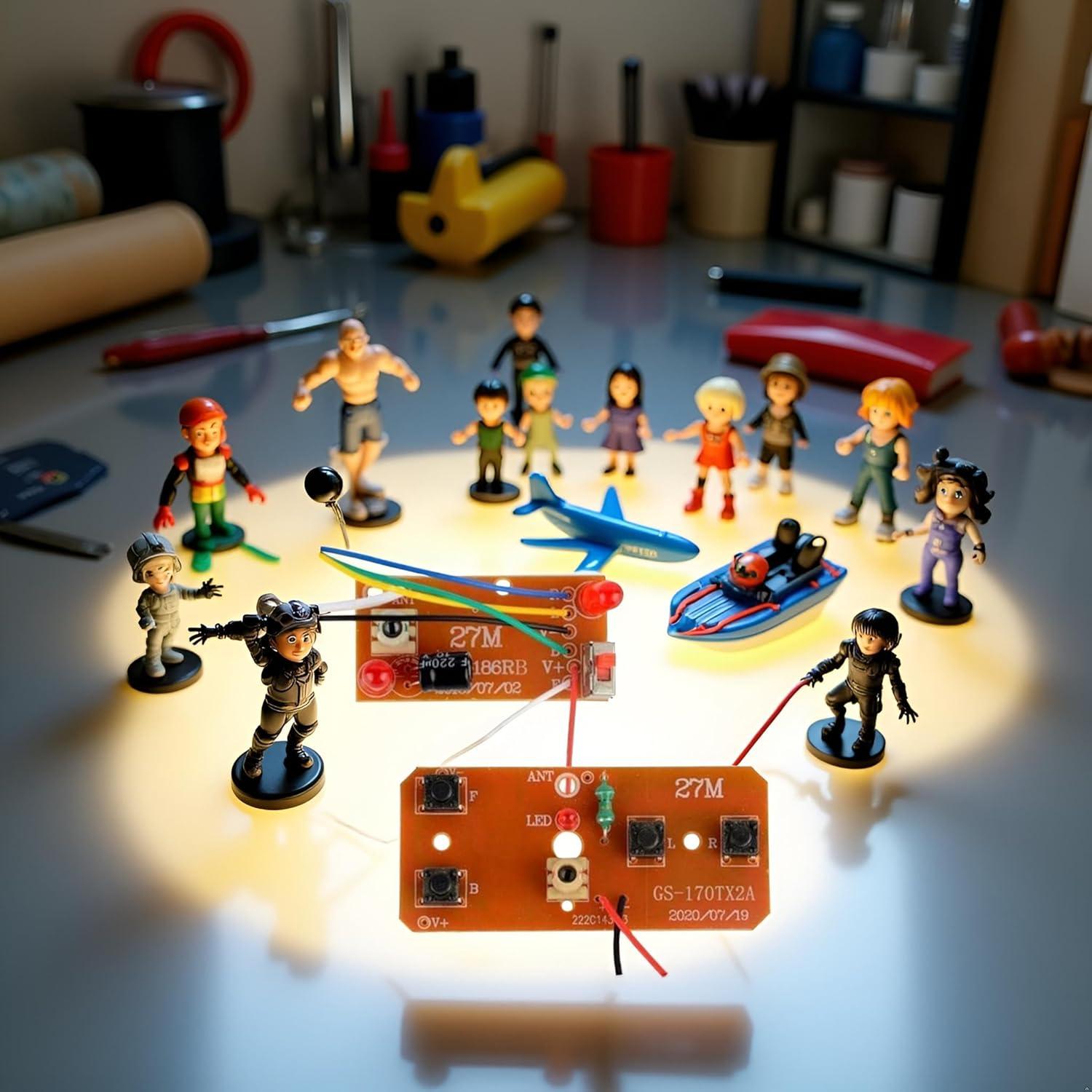 Kit de Control Remoto Bidireccional Jowxsx 2 Piezas 27MHz