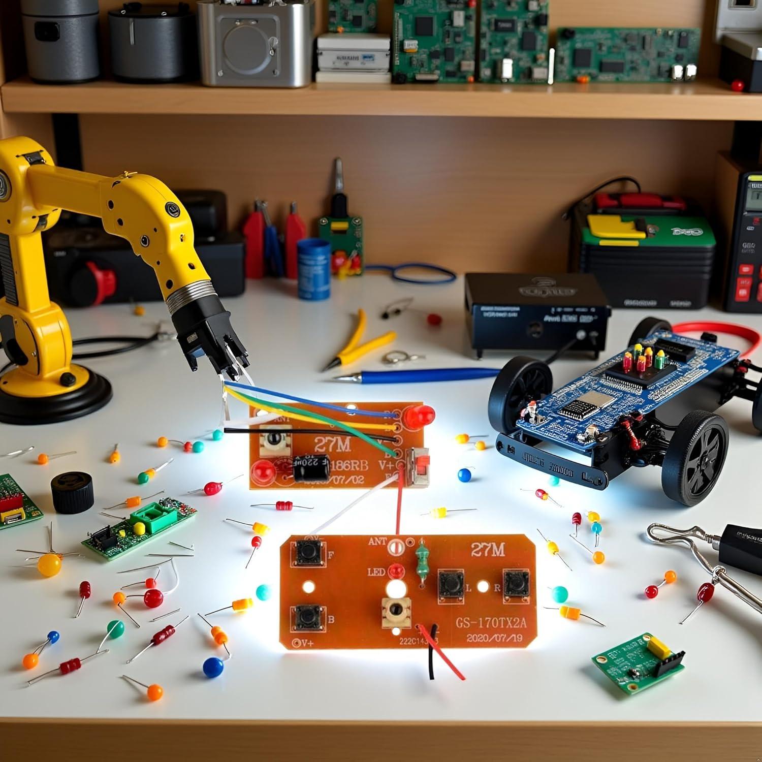 Kit de Control Remoto Bidireccional Jowxsx 2 Piezas 27MHz