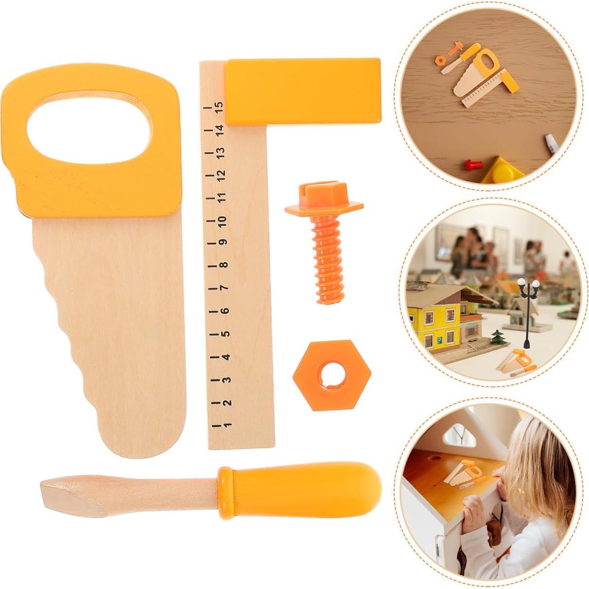 Juego de Herramientas de Carpintero de Madera BESTonZON 17.5cm