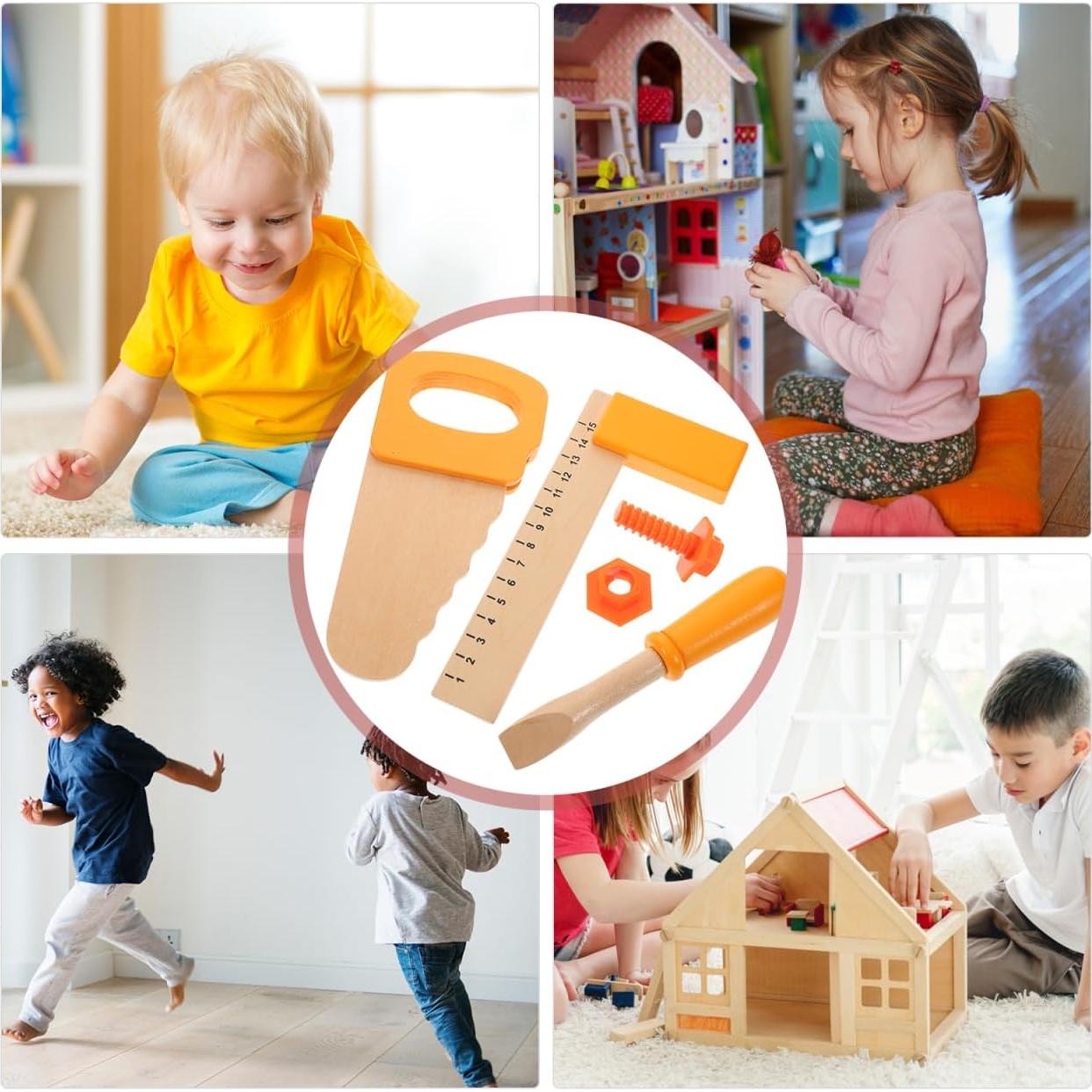 Juego de Herramientas de Carpintero de Madera BESTonZON 17.5cm