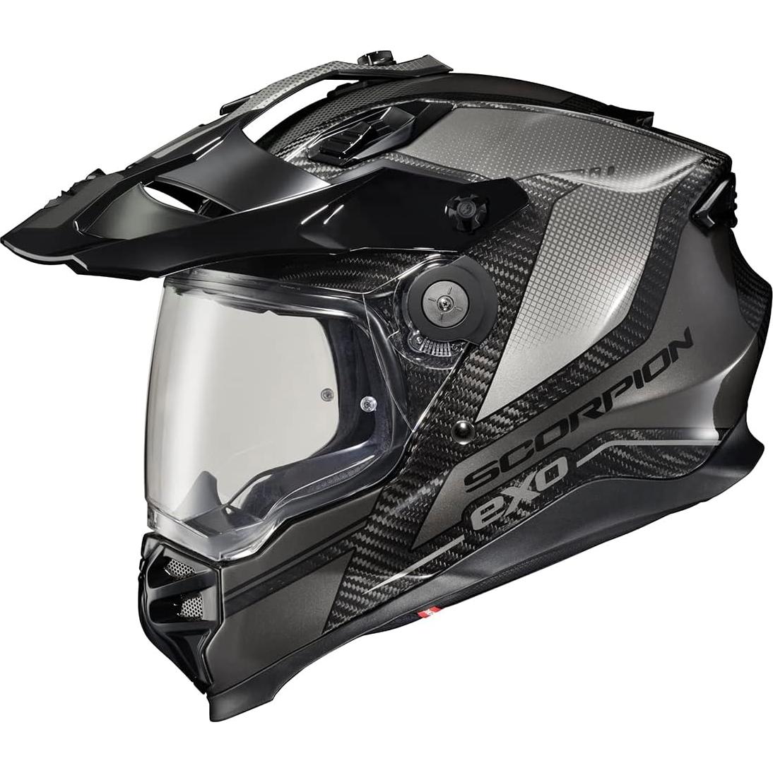 Casco Integral ScorpionEXO XT9000 Fibra Carbono Aventura XXL