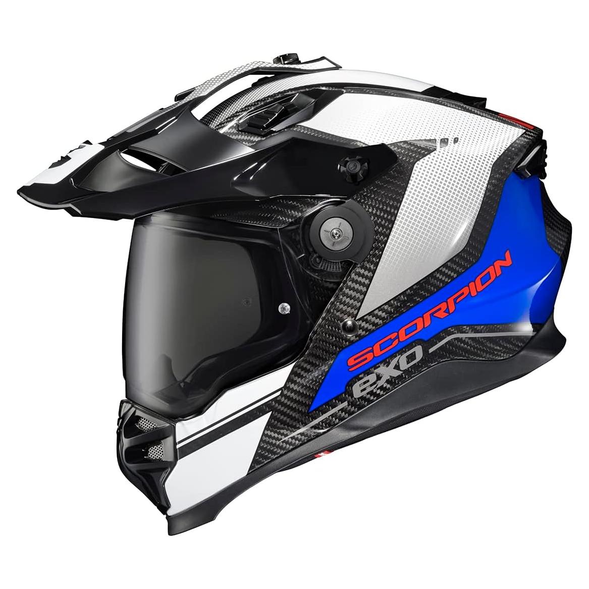 Casco Integral ScorpionEXO XT9000 Fibra Carbono Aventura Grande