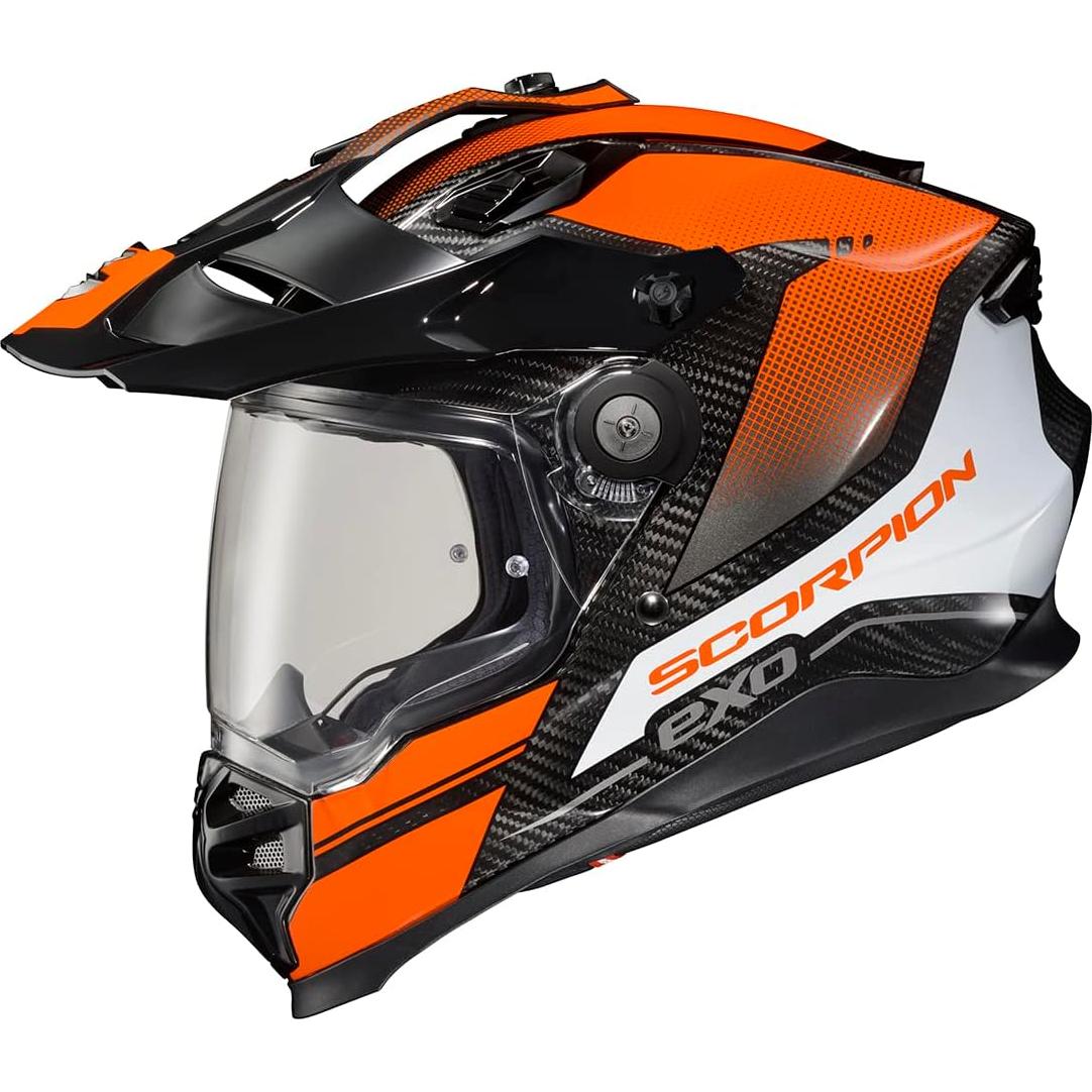 Casco Integral ScorpionEXO XT9000 Carbon Aventura Naranja XXL