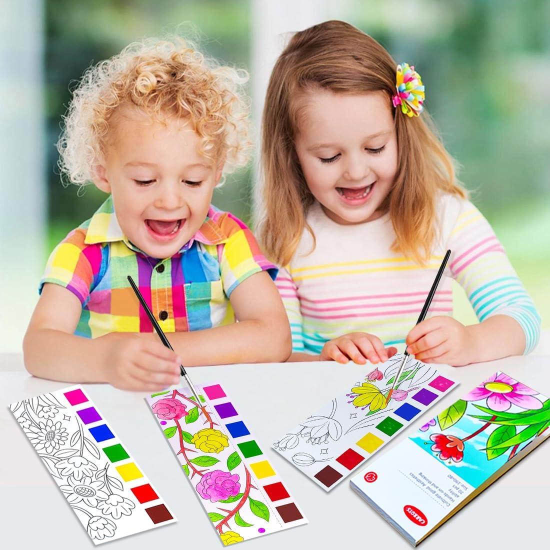 Libro de Colorear Acuarela JZILU para Niños 4-8 Años