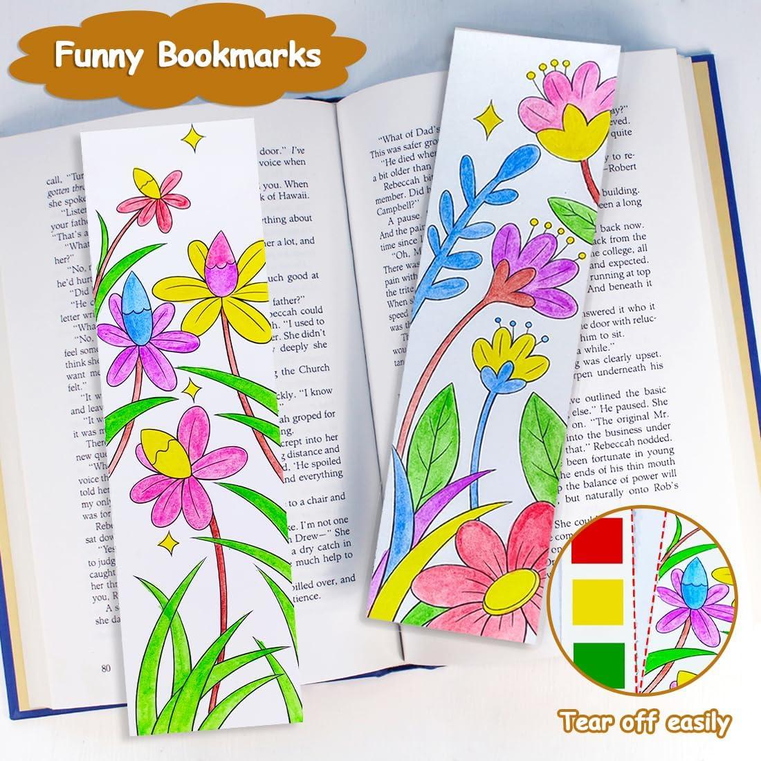 Libro de Colorear Acuarela JZILU para Niños 4-8 Años