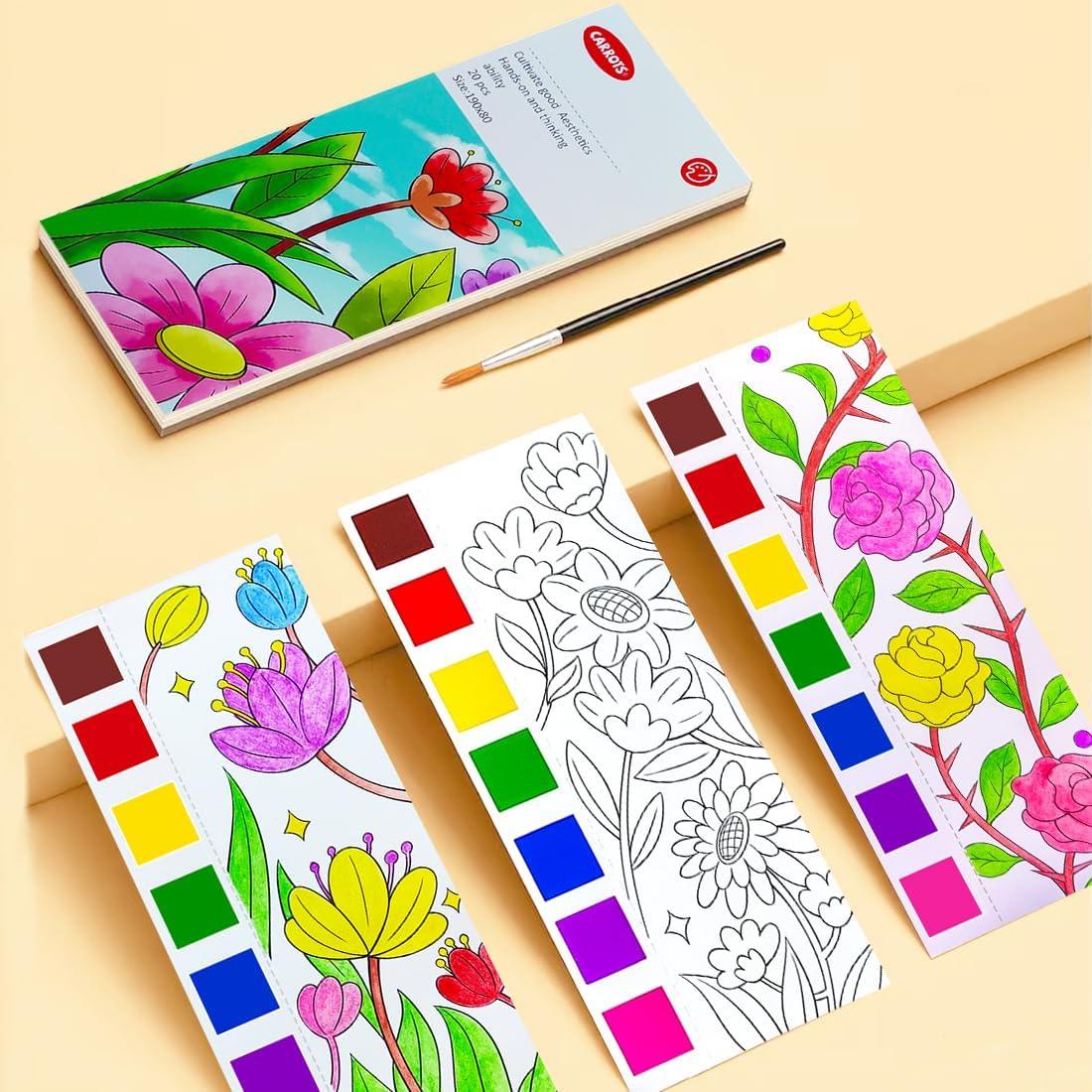 Libro de Colorear Acuarela JZILU para Niños 4-8 Años