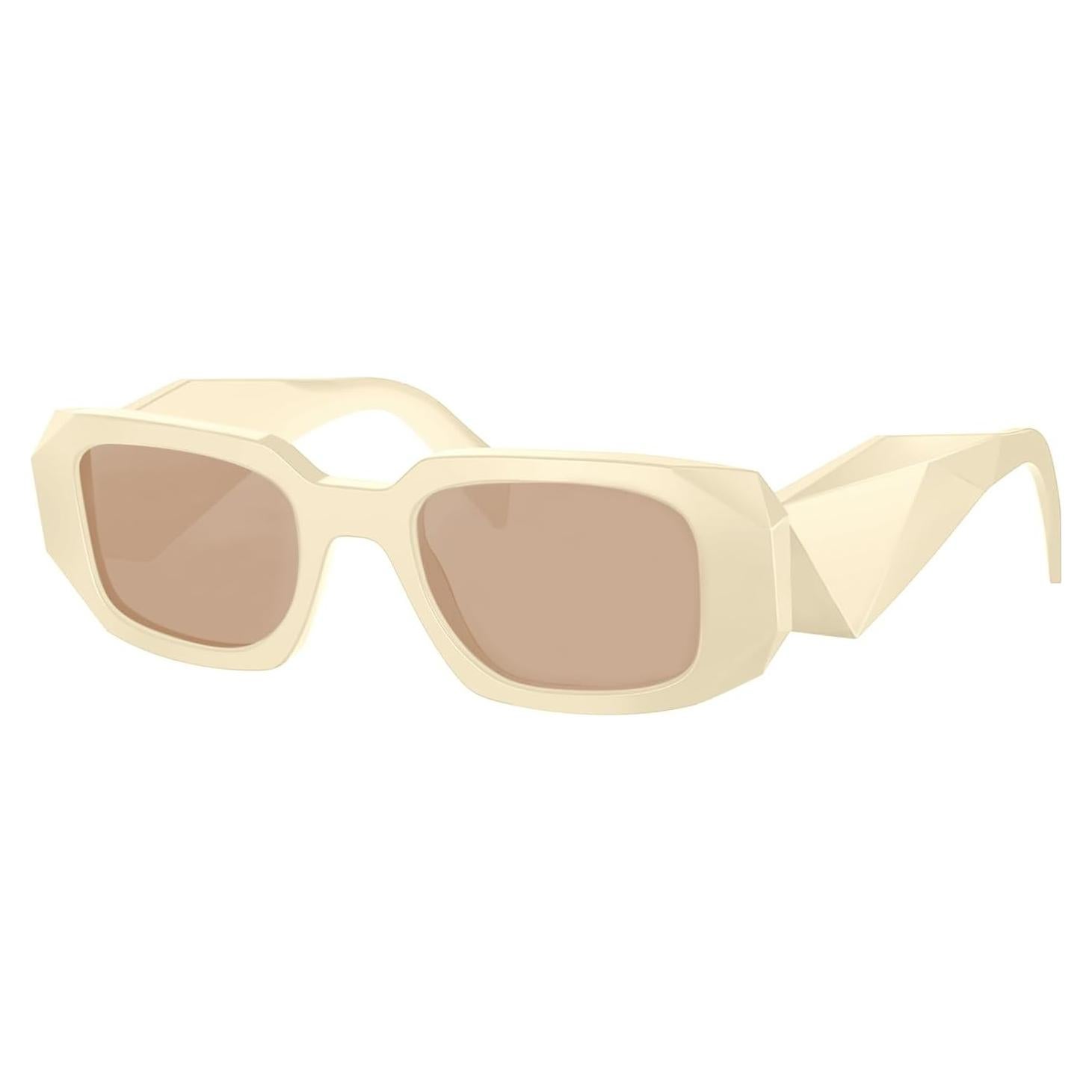 Gafas de Sol Rectangulares BUTABY Marco Blanco Off UV400