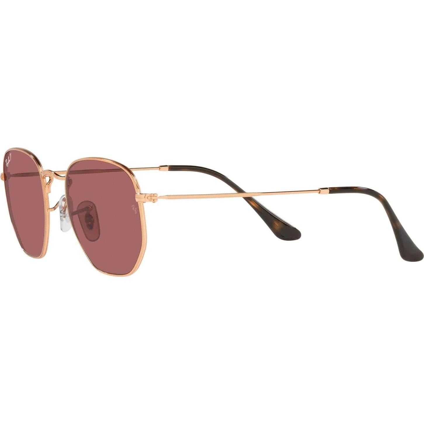 Gafas de sol Ray-Ban RB3548N Hexagonal 51mm Oro Rosa/Púrpura