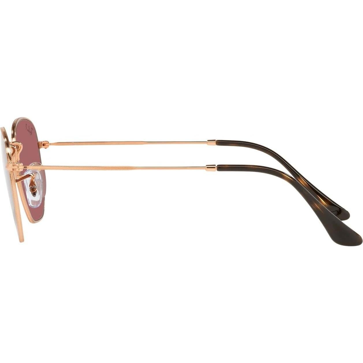 Gafas de sol Ray-Ban RB3548N Hexagonal 51mm Oro Rosa/Púrpura