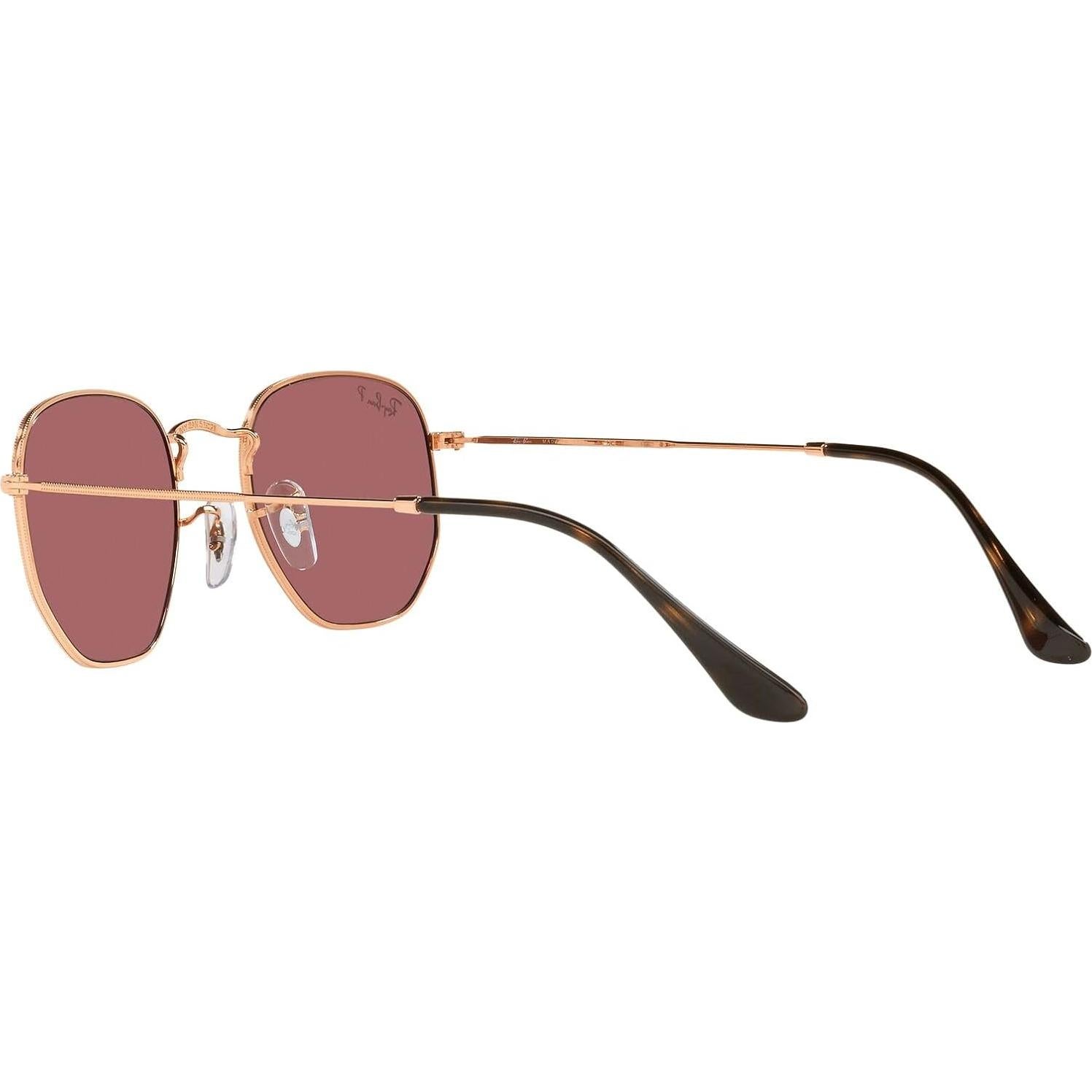 Gafas de sol Ray-Ban RB3548N Hexagonal 51mm Oro Rosa/Púrpura