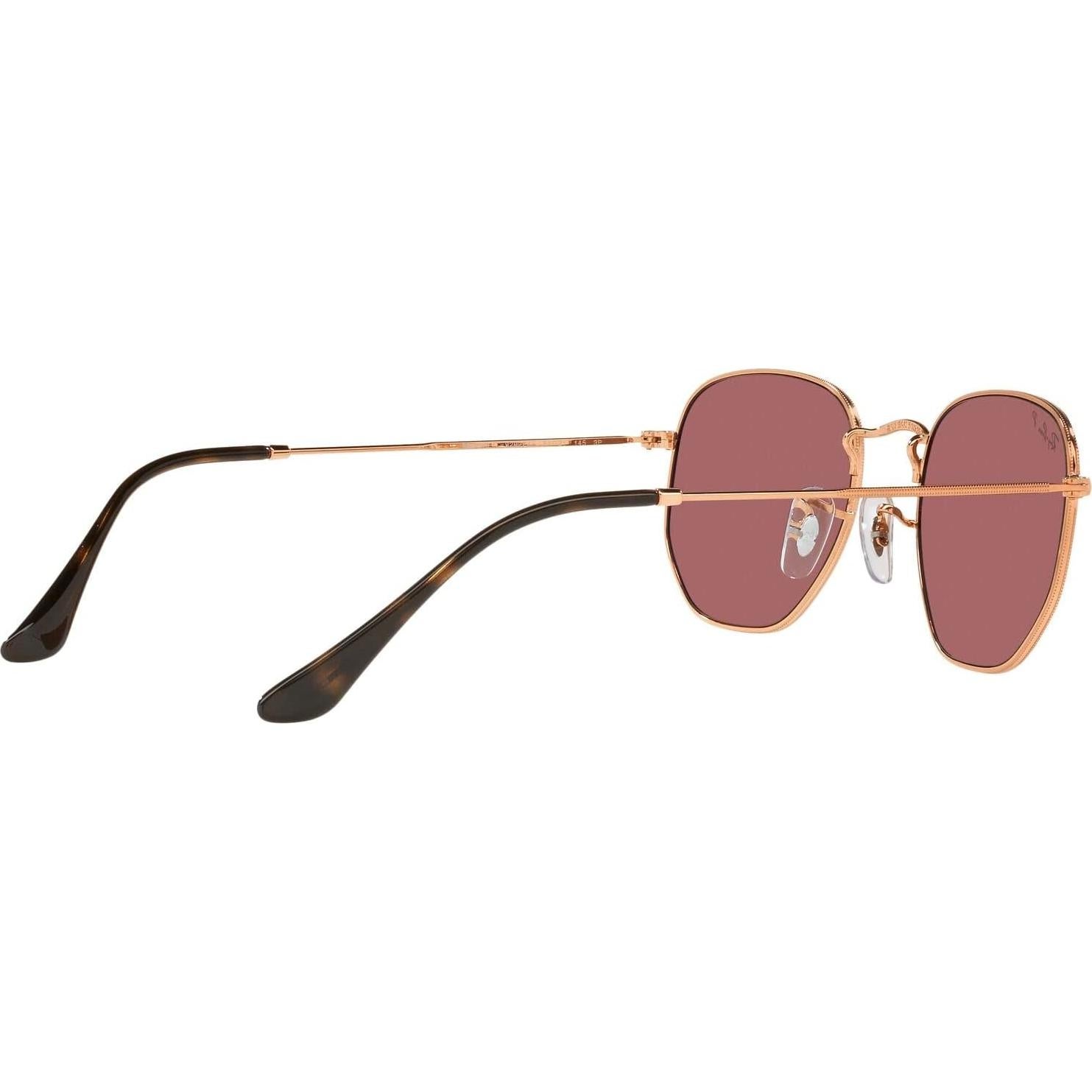 Gafas de sol Ray-Ban RB3548N Hexagonal 51mm Oro Rosa/Púrpura