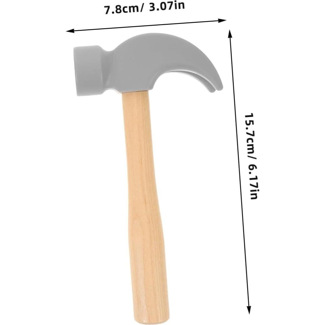 Juego de Martillos de Madera Educativos COOLHIYA - 3 Piezas