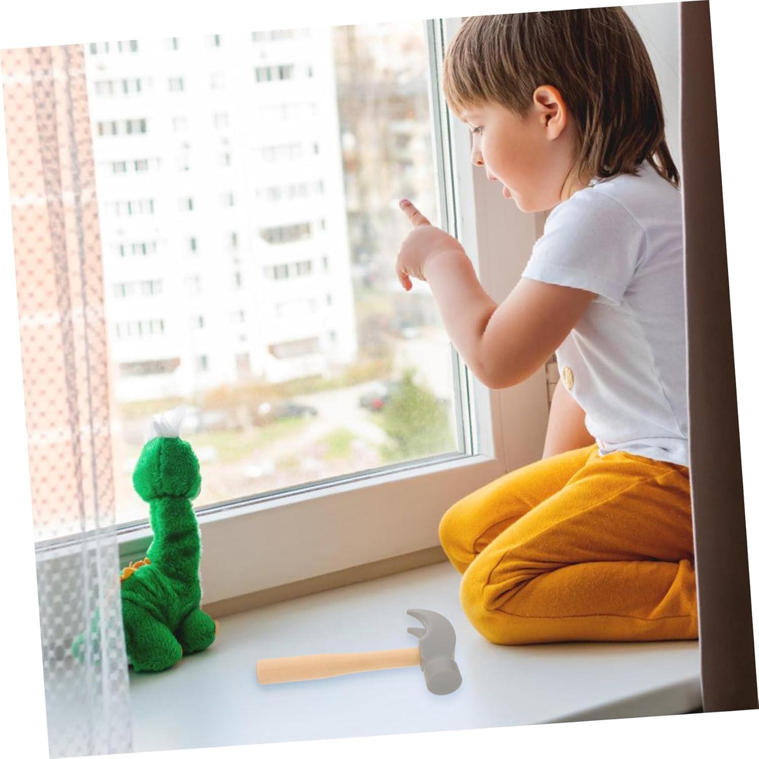 Juego de Martillos de Madera Educativos COOLHIYA - 3 Piezas