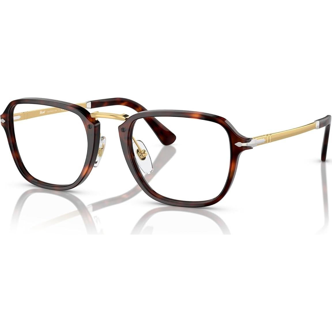 Montura de Gafas Rectangulares Persol PO3331V Habana 50mm