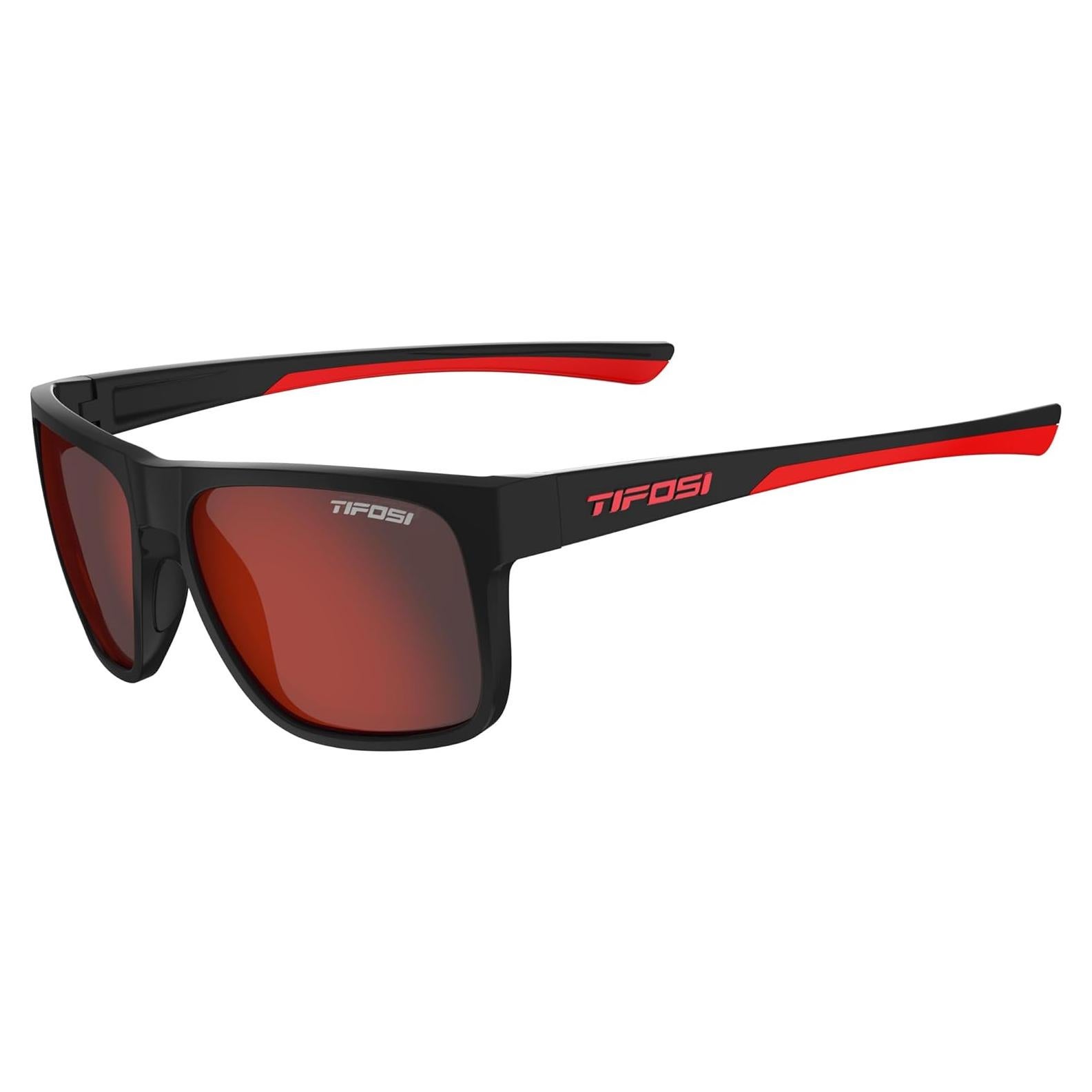 Gafas de sol Tifosi Swank - Lentes ahumados con espejo rojo