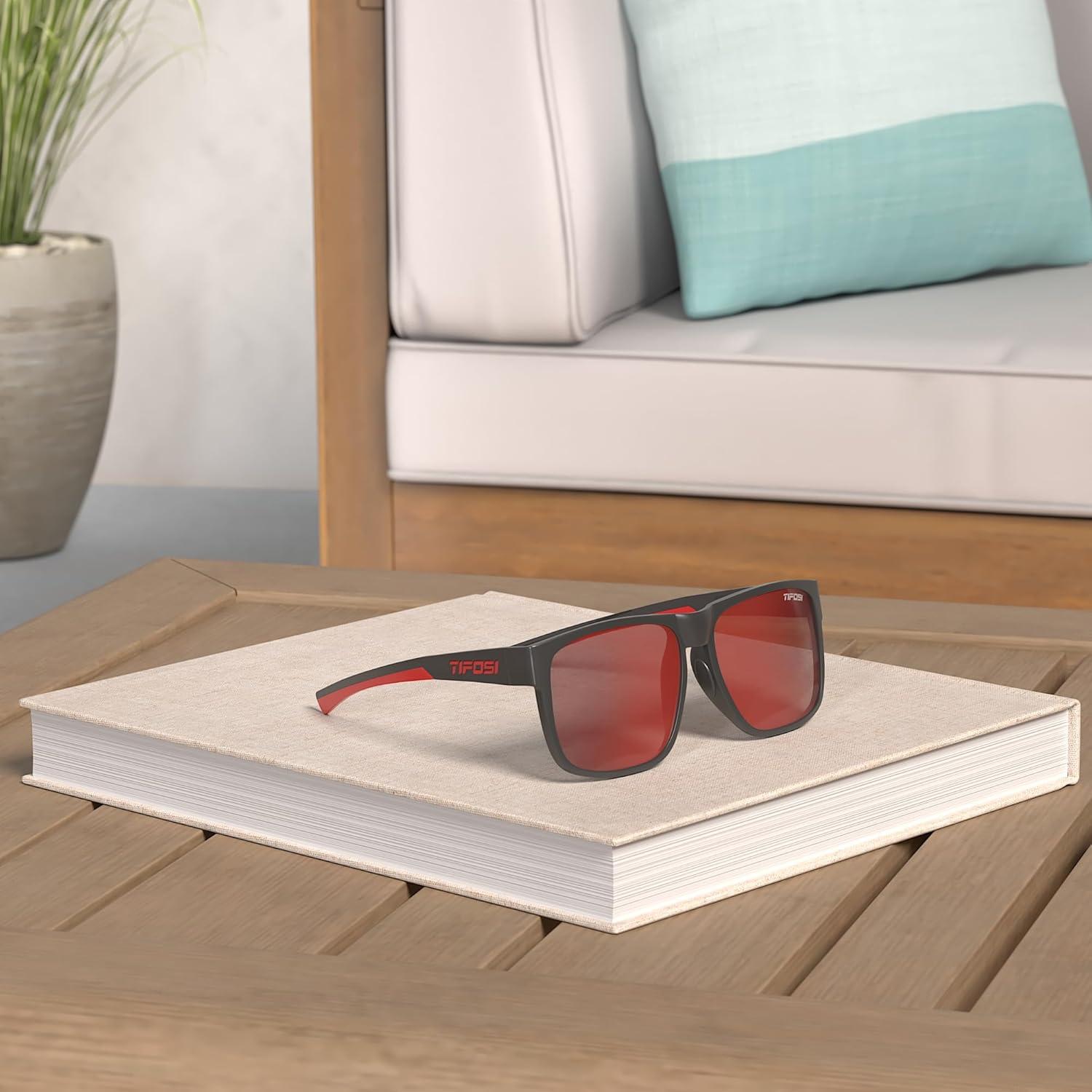 Gafas de sol Tifosi Swank - Lentes ahumados con espejo rojo