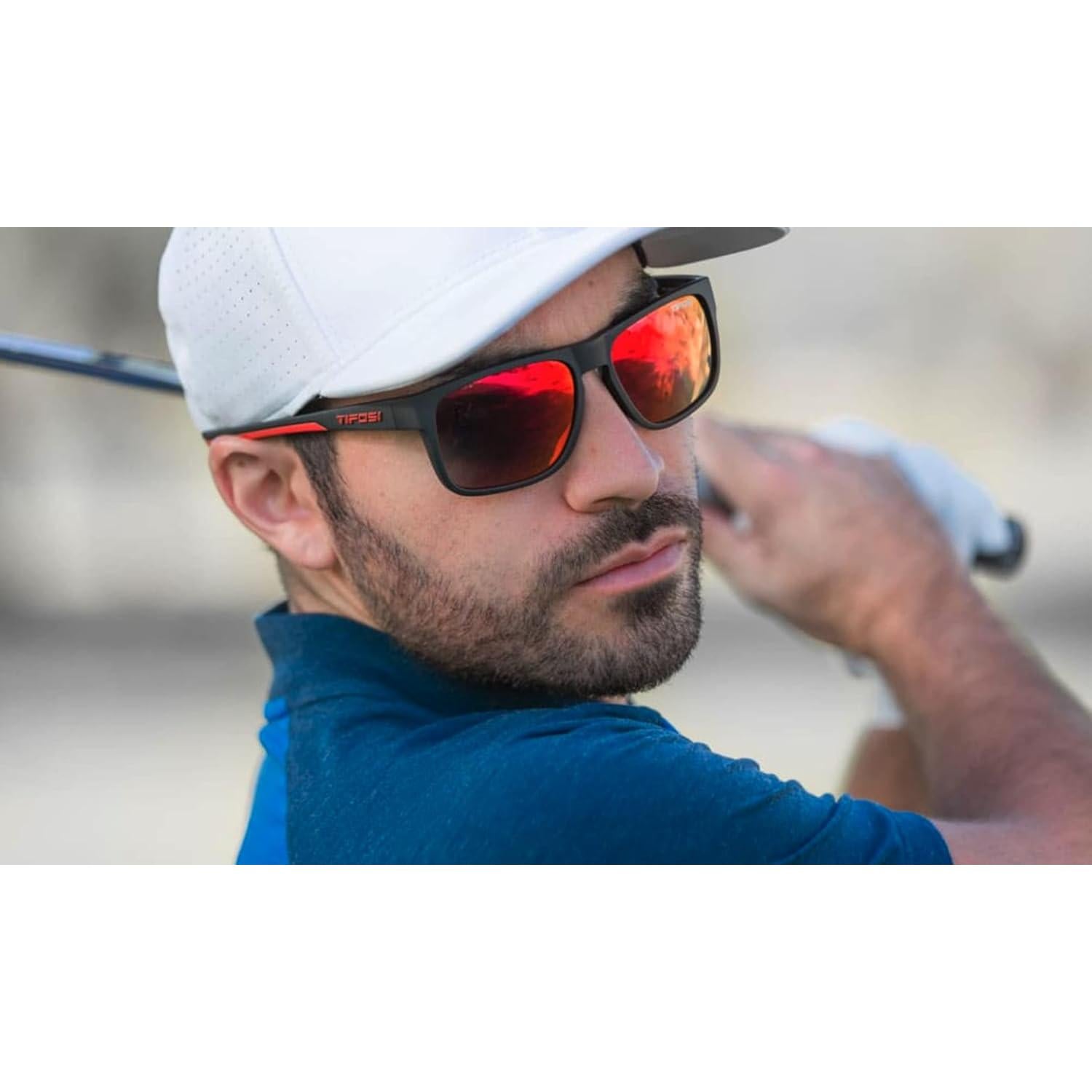 Gafas de sol Tifosi Swank - Lentes ahumados con espejo rojo