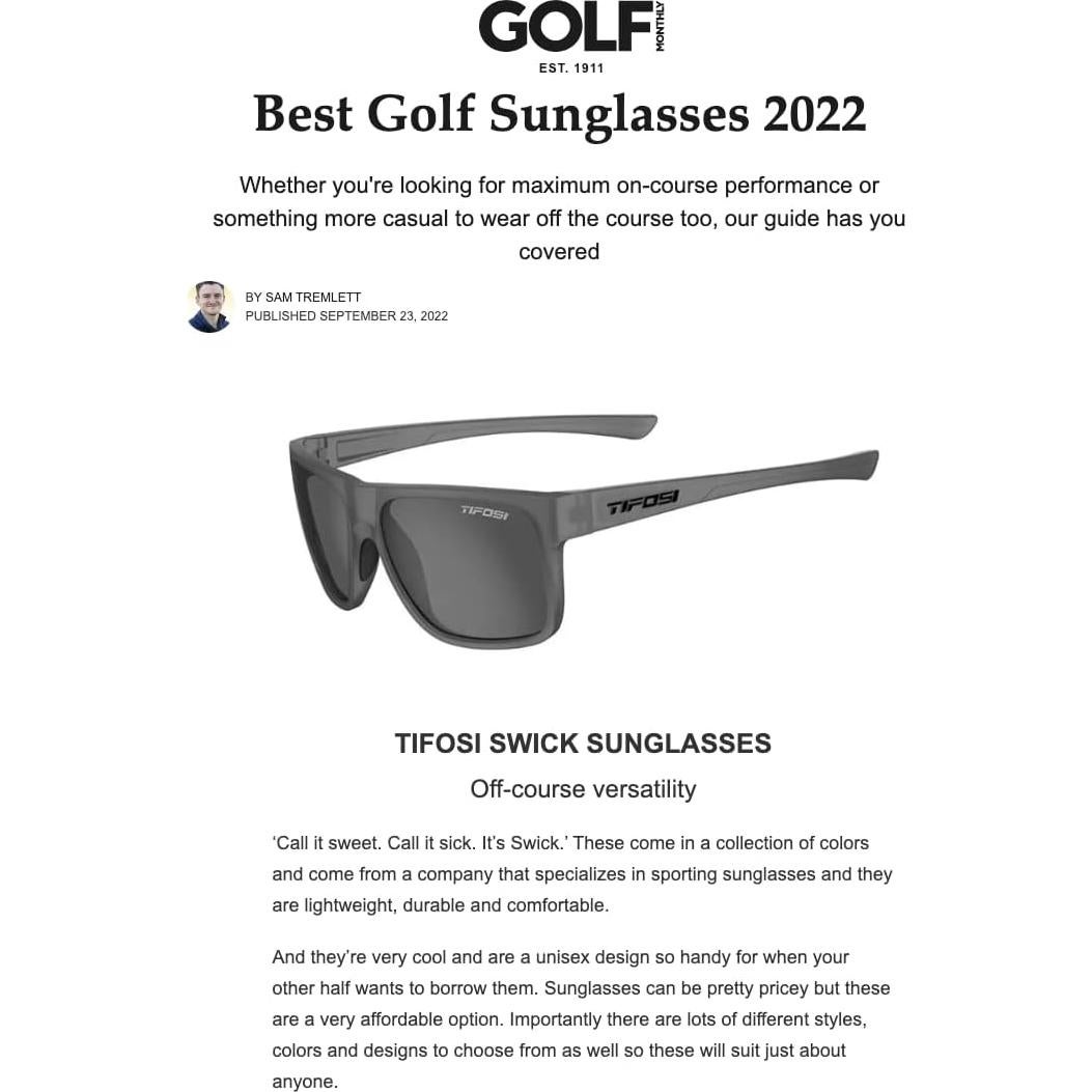 Gafas de sol Tifosi Swank Marrón - Ultra ligeras y cómodas